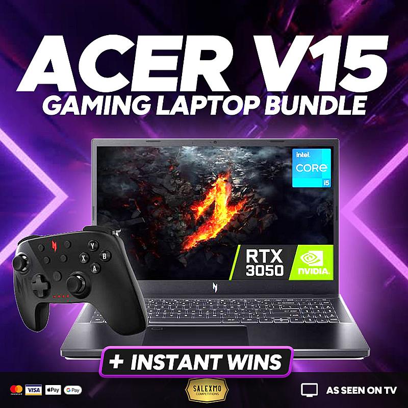 GAMING LAPTOP PLUS CASH INSTANT WINS 