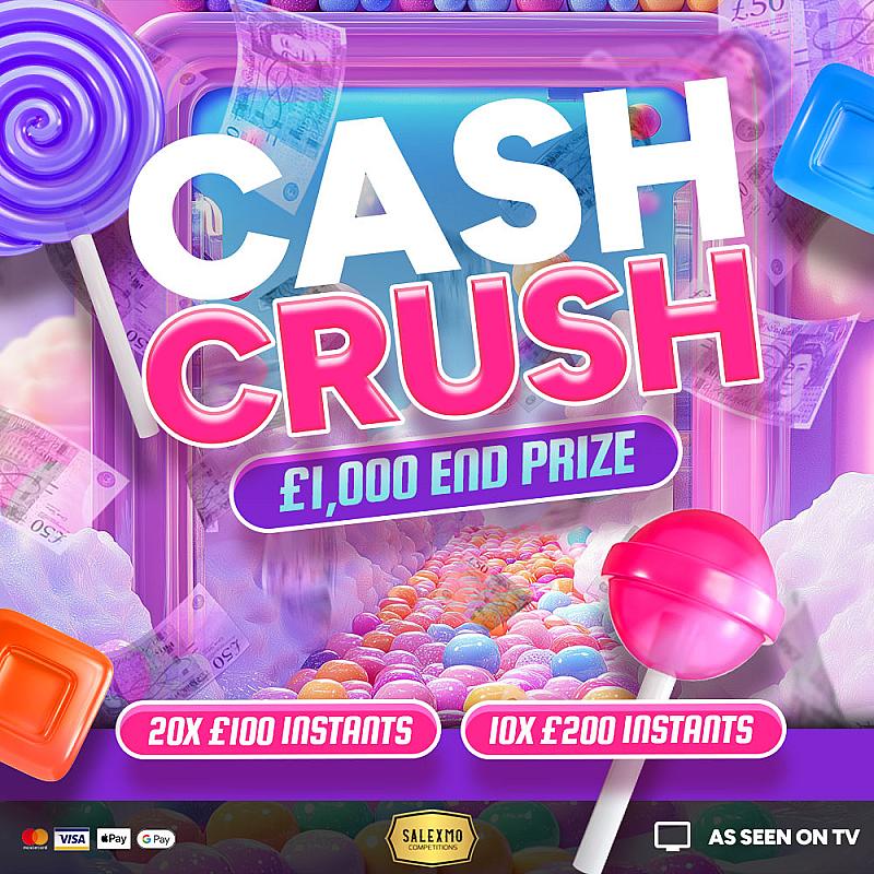 30 INSTANT WINS WITH £1000 END PRIZE 