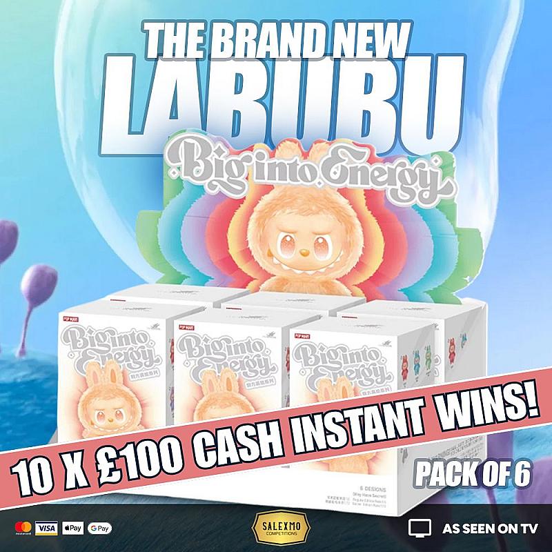 THE BRAND NEW LABUBU COLLECTION BIG INTO ENERGY (6 PACK) 21/7/25