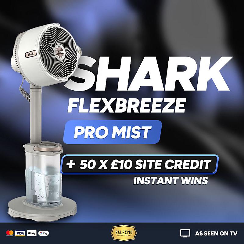 SHARK FLEXBREEZE PRO MIST PLUS INSTANT WINS 11/9/25