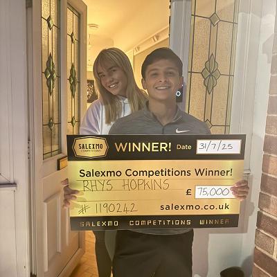 £75,000 MAIN PRIZE PLUS HUGE INSTANT WINS