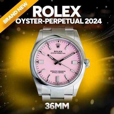 BRAND NEW ROLEX PINK OR £4500 CASH ALTERNATIVE 