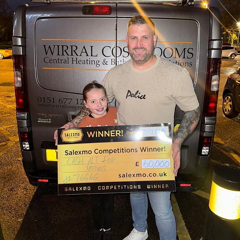 HIS & HERS VOLVO SUV'S OR £60,000 CASH ALT + £100K INSTANT WINS 3/11/25