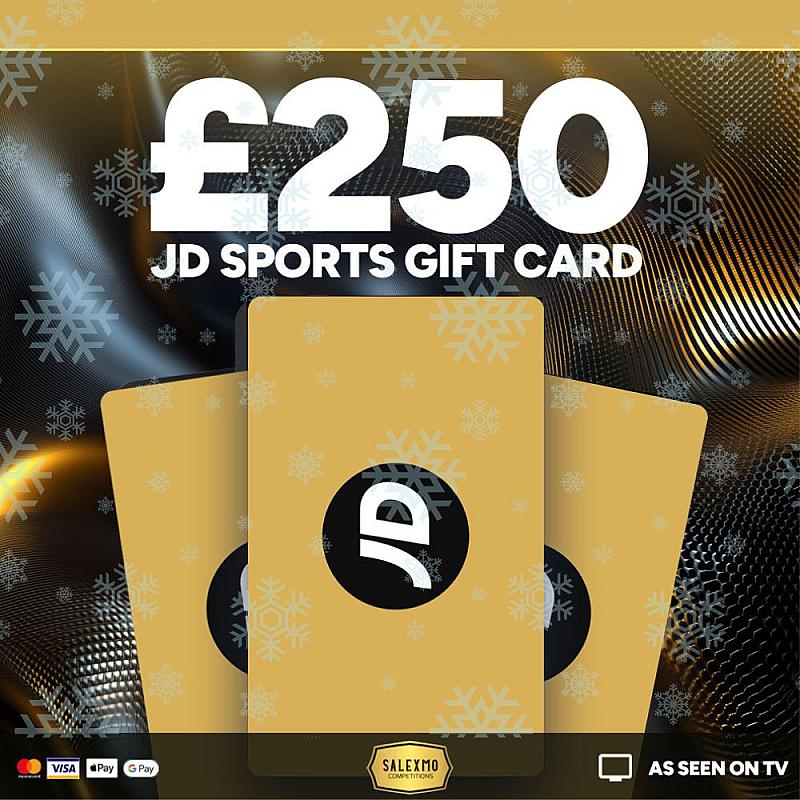 £250 JD VOUCHER PLUS 5 X £100 CASH INSTANT WINS 22/12/25