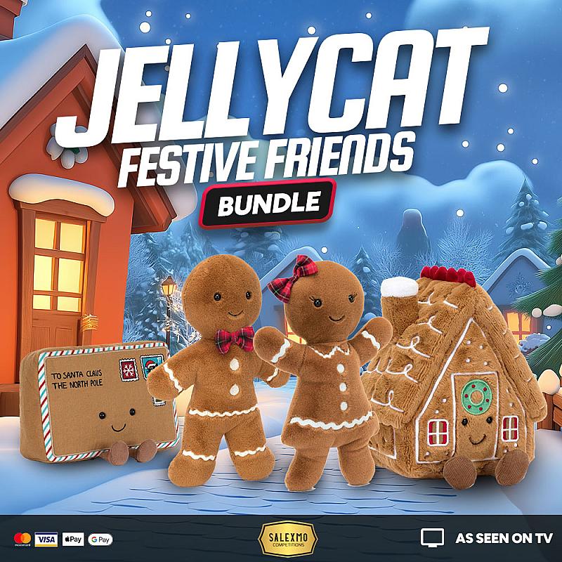 JELLYCAT FESTIVE FRIENDS COLLECTION PLUS INSTANT WINS 24/11/25
