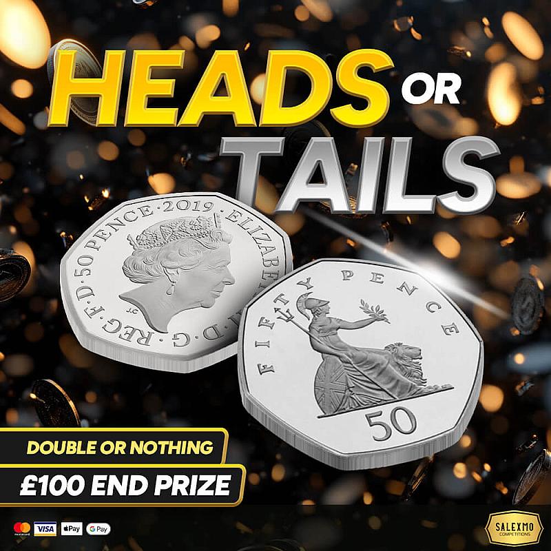 £100 CASH END PRIZE 