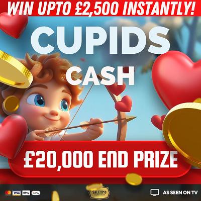 £20,000 CASH PLUS £20K IN INSTANT WINS 12/2/26