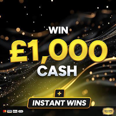 £1000 CASH FOR 1P, PLUS 10 X £100 CASH INSTANT WINS 2/1/26