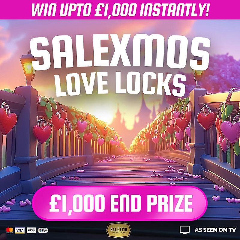 £1000 CASH END PRIZE PLUS CASH INSTANT WINS 12/2/26