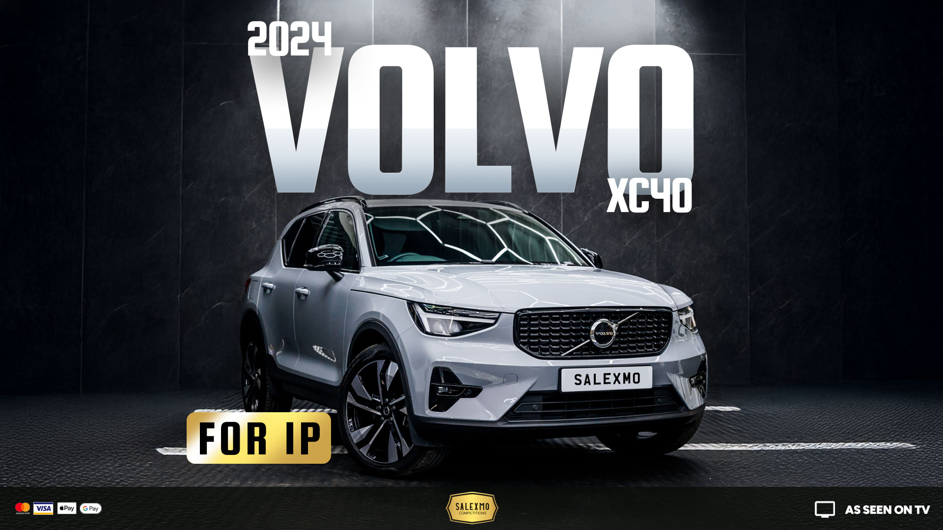 2024 REG VOLVO XC40 FOR 1P A TICKET 23/3/26