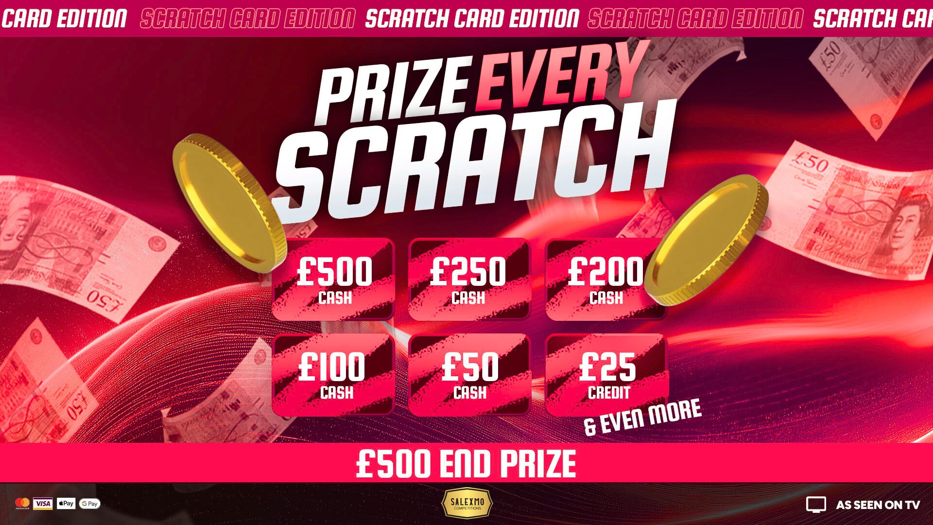 £1 PRIZE EVERY TIME SCRATCH CARD EDITION 19/2/26 #NO2
