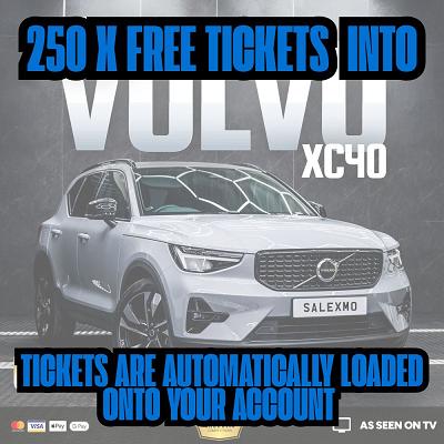 250 TICKETS INTO THE VOLVO XC40