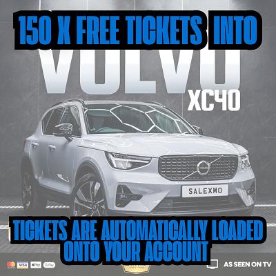 150 TICKETS INTO THE VOLVO XC40