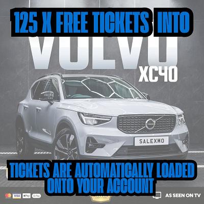 125 TICKETS INTO THE VOLVO XC40
