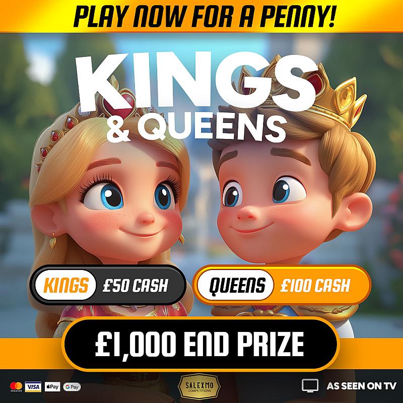 £1000 CASH PLUS 20 X £100 AND 20 X £50 CASH INSTANT WINS 