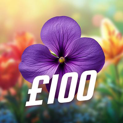 VIOLET £100 CASH WINNER 
