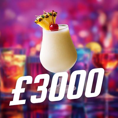 PINA COLADA £3000 CASH WINNER 