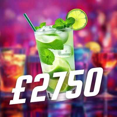 MOJITO £2750 CASH WINNER 