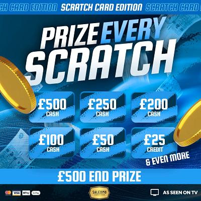 £1 PRIZE EVERY TIME SCRATCH CARD EDITION 20/3/26