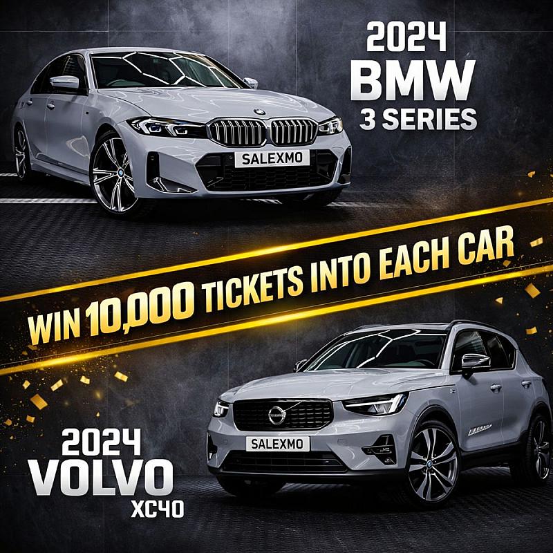 WIN 10,000 TICKETS INTO EACH CAR COMP 22/2/26
