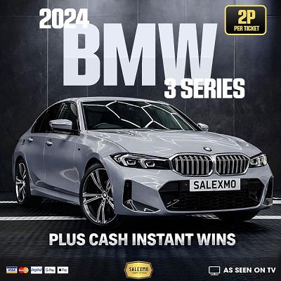 2024 REG BMW 3 SERIES FOR 2P PER TICKET PLUS CASH INSTANT WINS 27/4/26