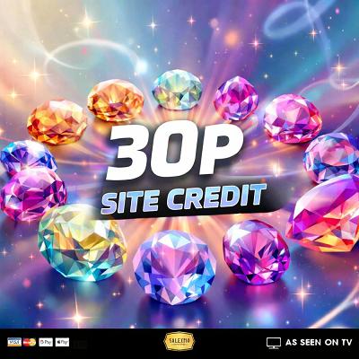 30P SITE CREDIT OR 1 FREE GO 