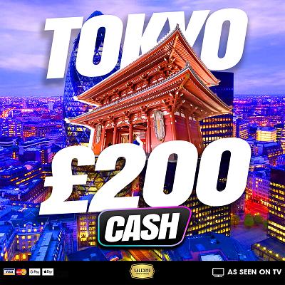 YOU FOUND TOKYO £200 CASH WIN 