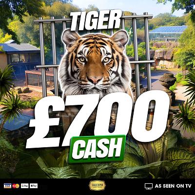 TIGER £700 CASH WIN 