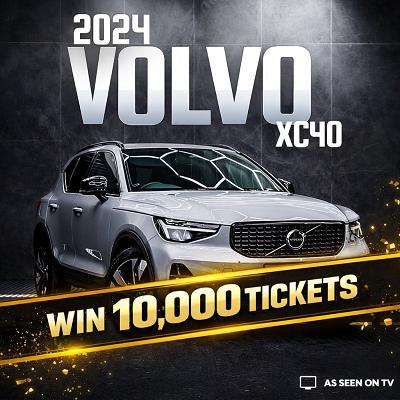 10,000 TICKETS INTO THE VOLVO XC40 12/3/26  