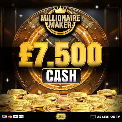 £7,500 CASH WIN 