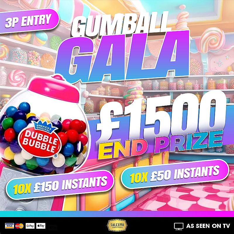 WIN £1,500 CASH END PRIZE, PLUS 20 X INSTANT CASH PRIZES 29/4/26
