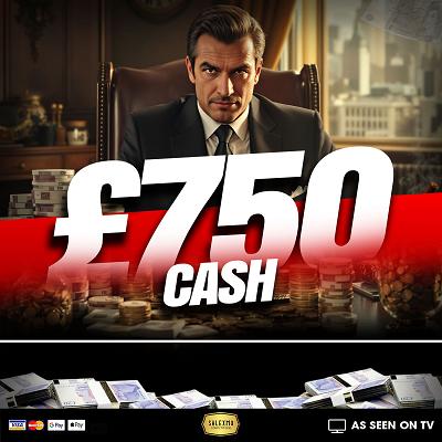 YOU WIN £750 CASH 
