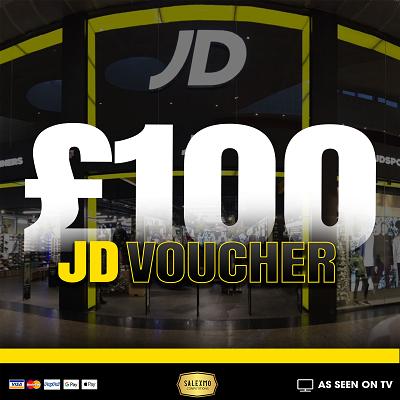 YOU WIN £100 JD VOUCHER OR £80 CASH 