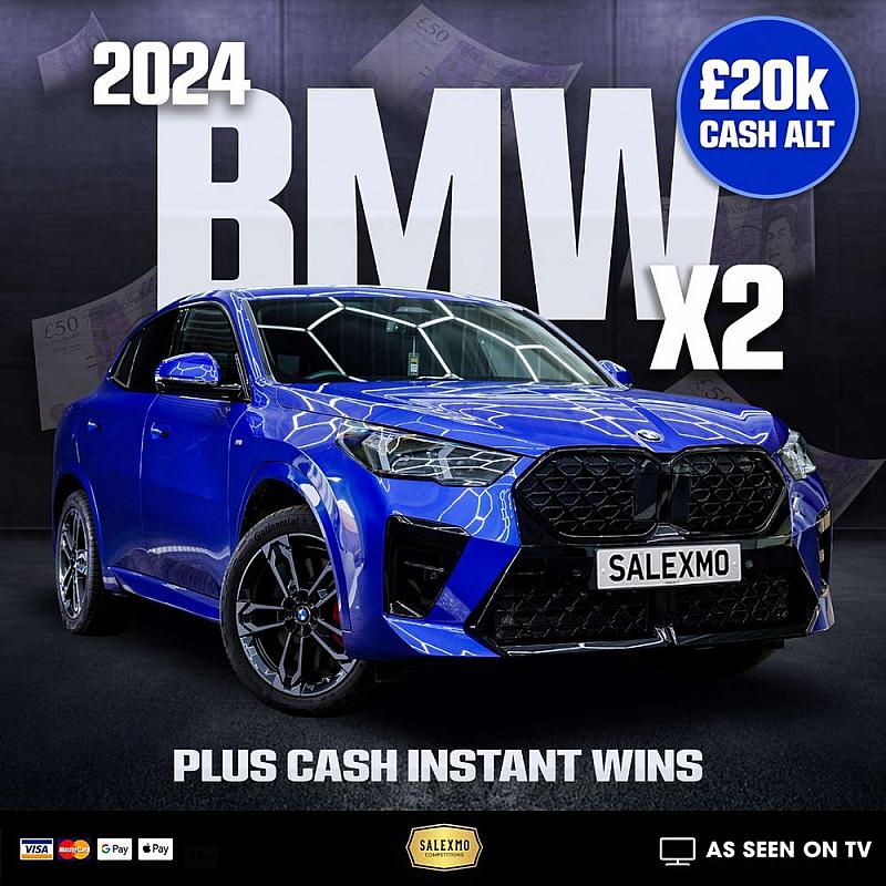 WIN THIS 2024 BMW X2 M SPORT FOR 10P, 29/5/26 