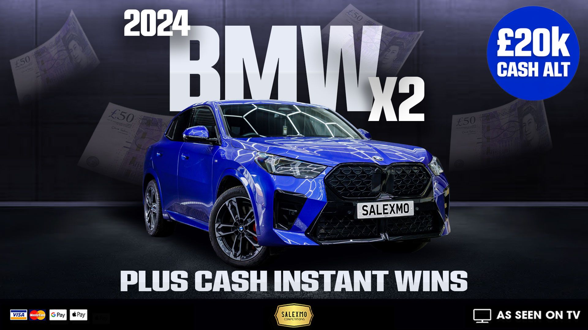 WIN THIS 2024 BMW X2 M SPORT FOR 10P, 29/5/26 