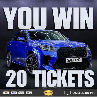 20 TICKETS INTO THE BMW X2 