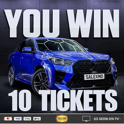 10 TICKETS INTO THE BMW X2 