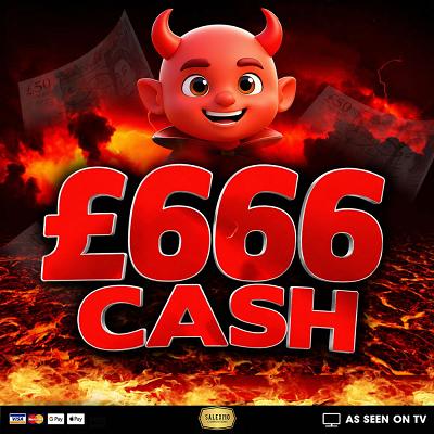 👺 LUCKY DEVIL YOU WIN  £666 CASH 👺
