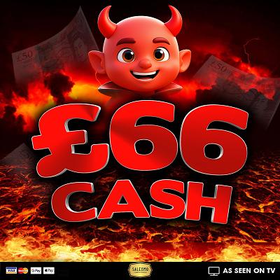 👺 LITTLE DEVIL YOU WIN £66 CASH 👺