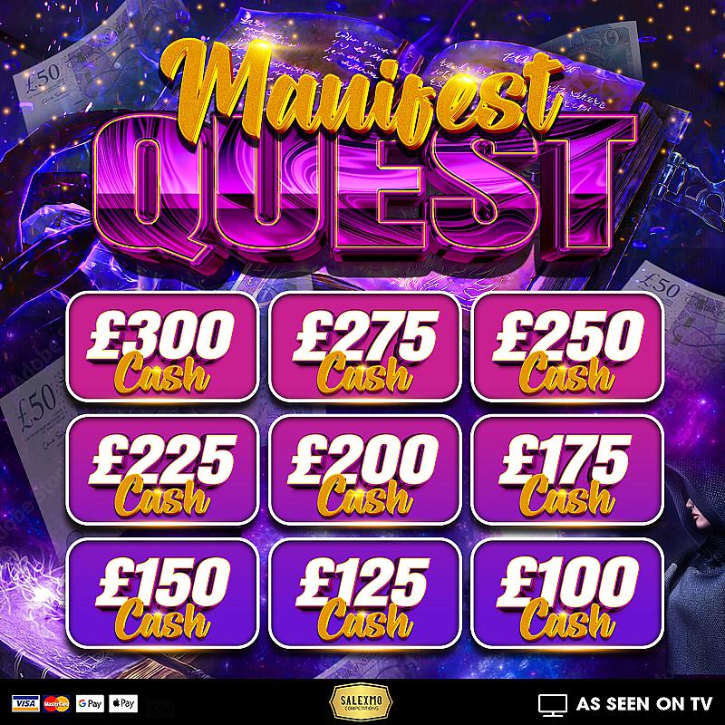 £500 CASH END PRIZE PLUS INSTANT CASH 19/6/26