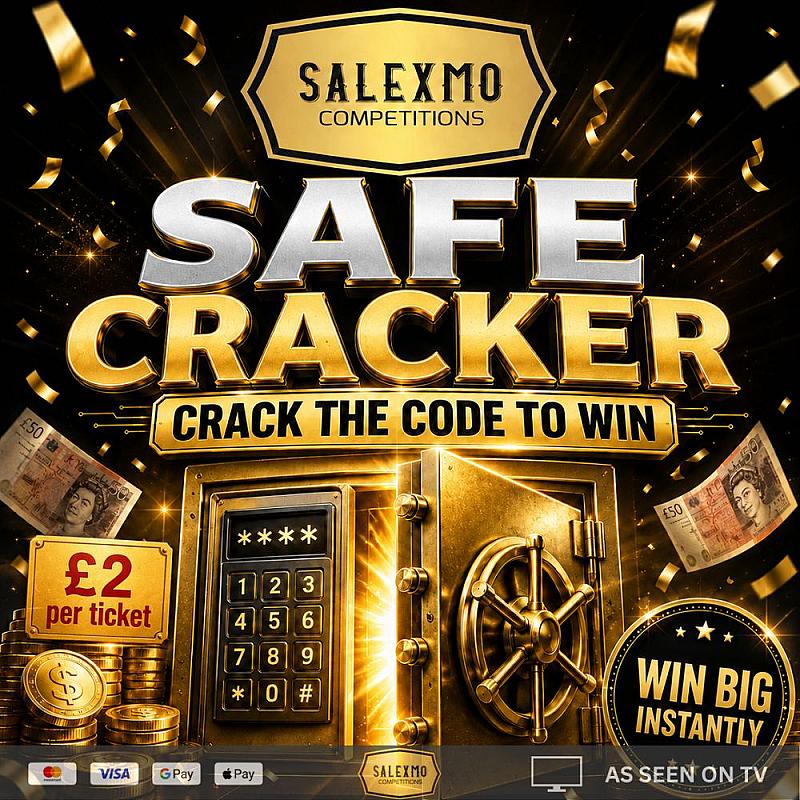 CRACK THE CODE TO WIN INSTANTLY, PLUS £1000 CASH END PRIZE 