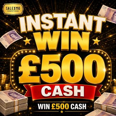 BINGO YOU WIN £500 CASH