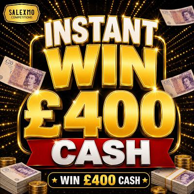 BINGO YOU WIN £400 CASH