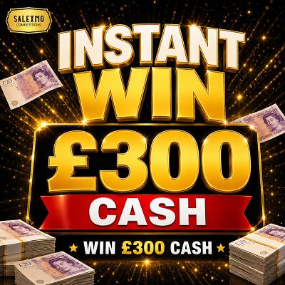 BINGO YOU WIN £300 CASH