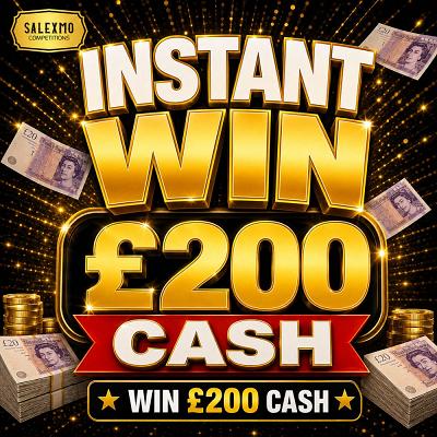 BINGO YOU WIN £200 CASH