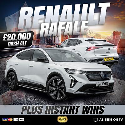 2025 RENAULT RAFALE , PLUS £10K INSTANT WINS 31/7/26