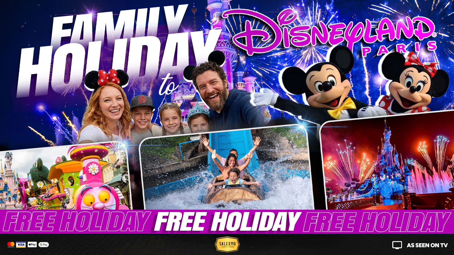 FREE FAMILY DISNEY LAND HOLiDAY 28/8/26