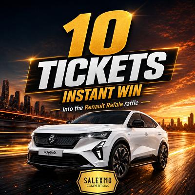 10 TICKETS INTO THE RENAULT CAR COMP 