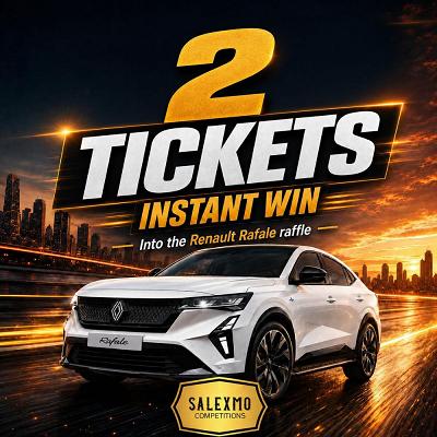 2 TICKETS INTO THE RENAULT CAR COMP 