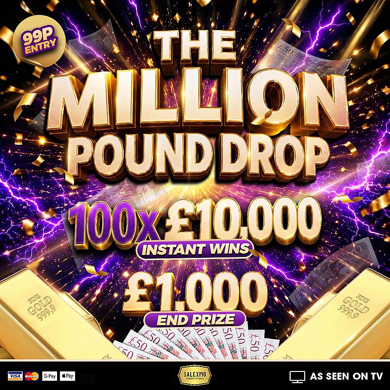 WIN £10,000 INSTANTLY WITH THE MILLION POUND DROP 2/11/26